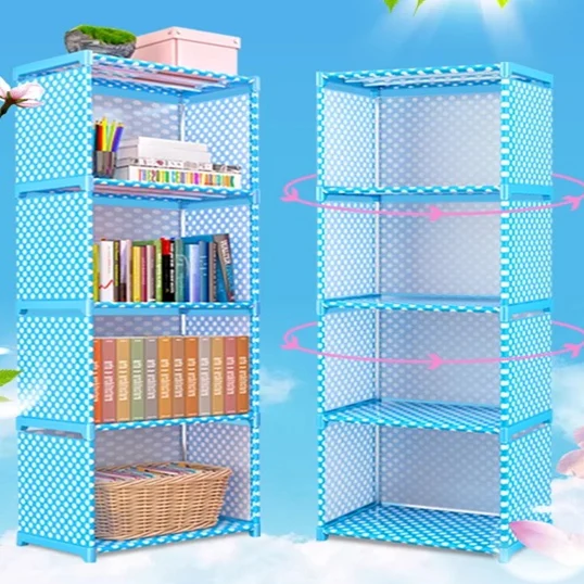 

Simple bookshelf shelf landing table bookcase simple modern students use children's storage rack to receive