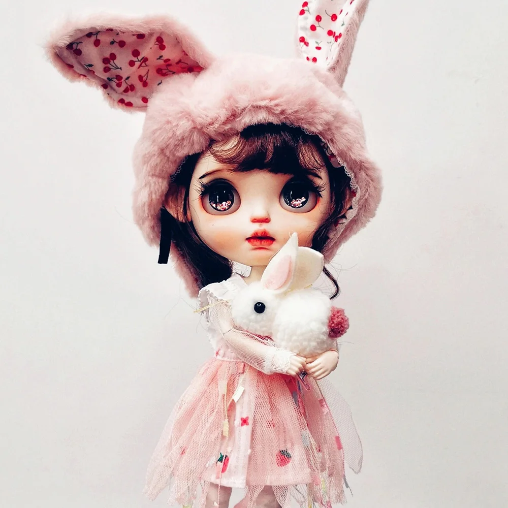1/6 blyth кукла игрушка bjd совместное тело белая с кожей макияж 19 Макияж Лицо ручная