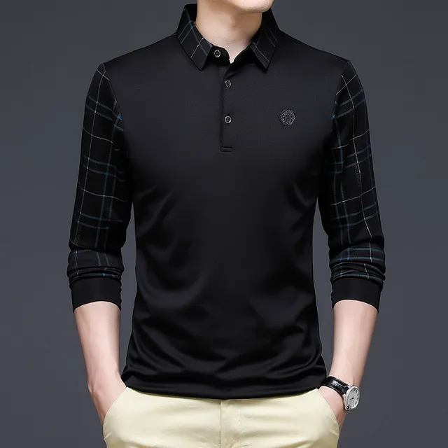Fashionable Solid Polo Shirt For Men 1
