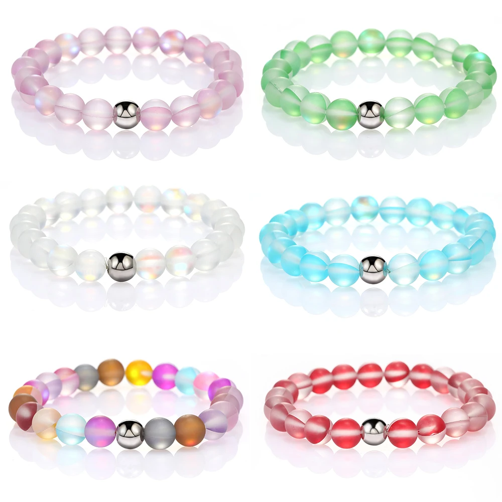 Amazon.com: Stackable Bead Bracelets Ladies Mens Stretch Multilayer Bracelet  Set Multicolor Jewelry Trendy Jewelry Silver (B, One Size) : Clothing,  Shoes & Jewelry