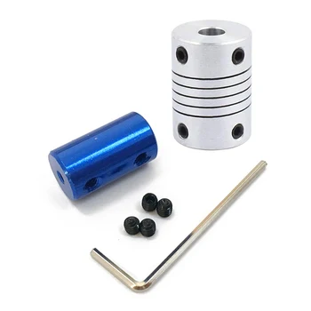 

5mm to 8mm DIY Motor Shaft Coupling Joint Adapter for Electric Car Toy & 6mm to 8mm Shaft Coupling 25mm Length