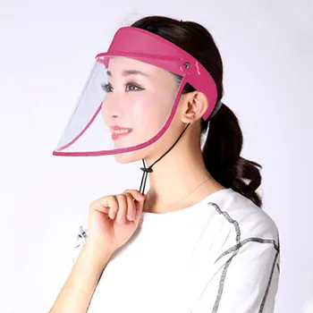 

Anti Droplet Dust-proof Full Face Cover Mouth Mask Protective High quality Visor Shield Droplet Face Shield Washable Transparent