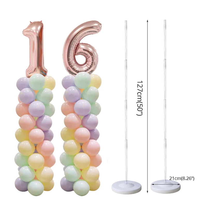 Воздушный шар с днем рождения, воздушные шары, палочка, подставка, шар, для дня рождения, декор для детей, взрослых, арка, настольный шар, аксессуары, Свадебный декор