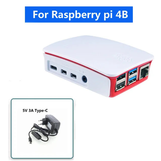 Raspberry PI 4 Модель B акриловый чехол с 32GB sd-картой+ 5V 3A power+ HDMI для Raspberry pi 4B - Цвет: kit I