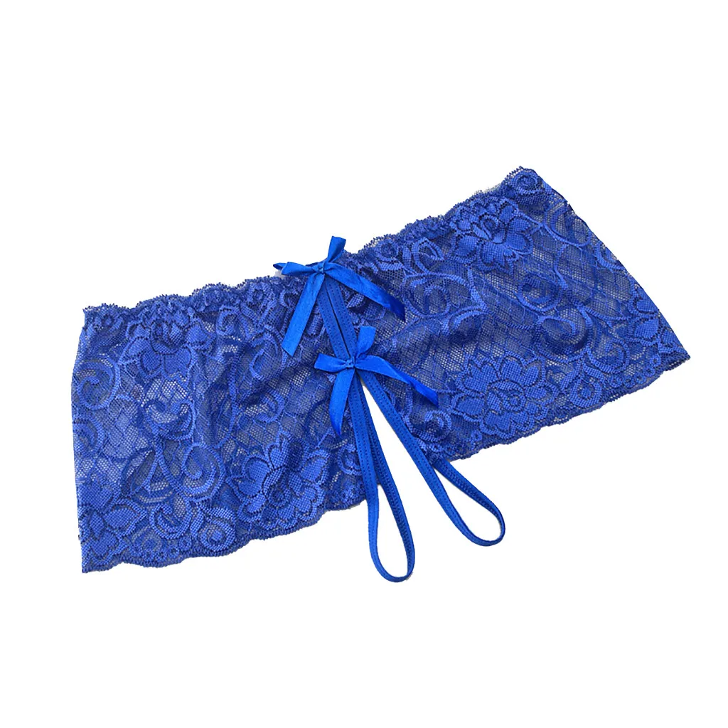 Bragas de encaje Sexy para mujer Tanga abierta entrepierna g-strings con perlas masajeadora de cuentas Crotchless ropa interior erótica para Lencería sexual