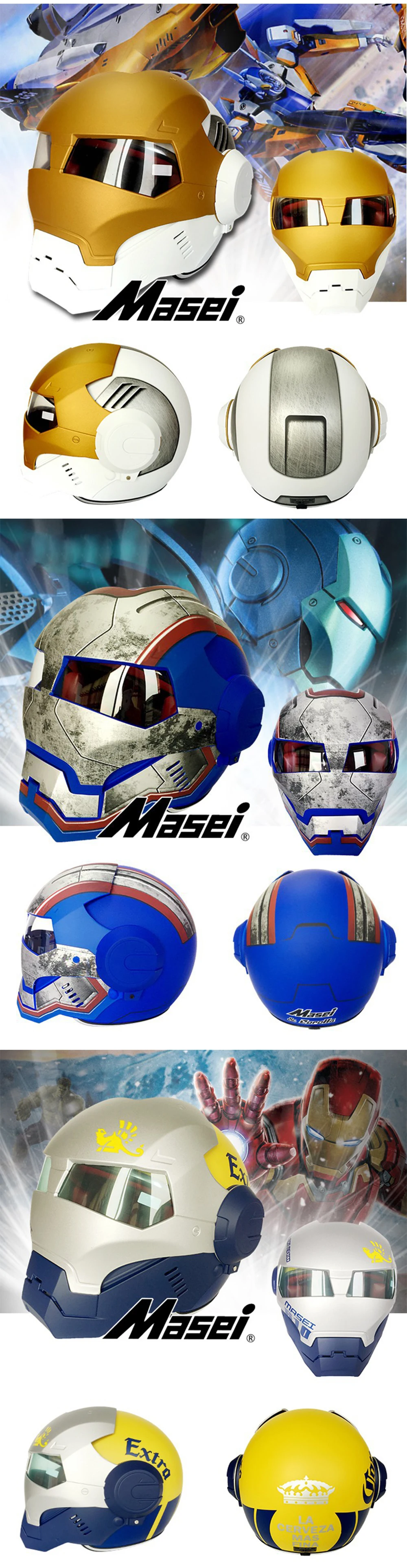 Гоночный Кроссовый шлем Железного человека для мотоцикла внедорожный Кроссовый грязный велосипед мотоциклетный шлем Casco Moto Полный лицевой шлем DOT