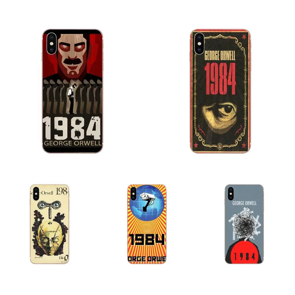 Phone Soft Shell For Xiaomi Redmi Note 2 3 3S 4 4A 4X 5 5A 6 6A Pro Plus 1984 George Orwell Book Flexibles | Мобильные телефоны и