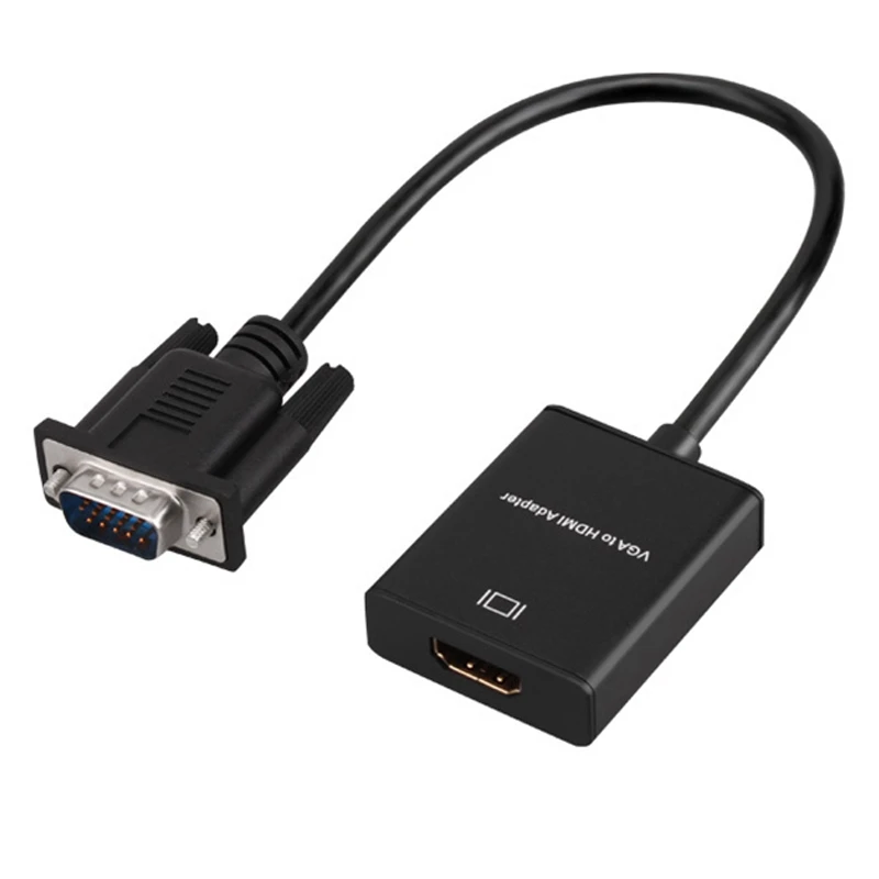 Преобразователь из Vga в Hdmi компьютерный монитор к ТВ Vga к Hdmi с аудио