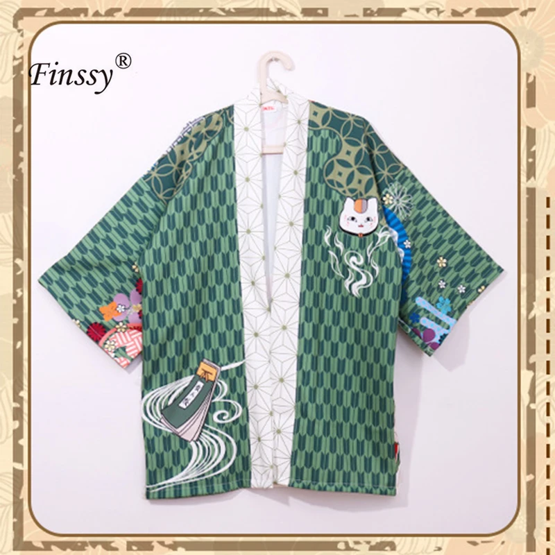 Плащ crane sakura freedom virtues Enma Ai, кимоно для мужчин, японская юката, мужская одежда haori, японский самурай, японская одежда для косплея