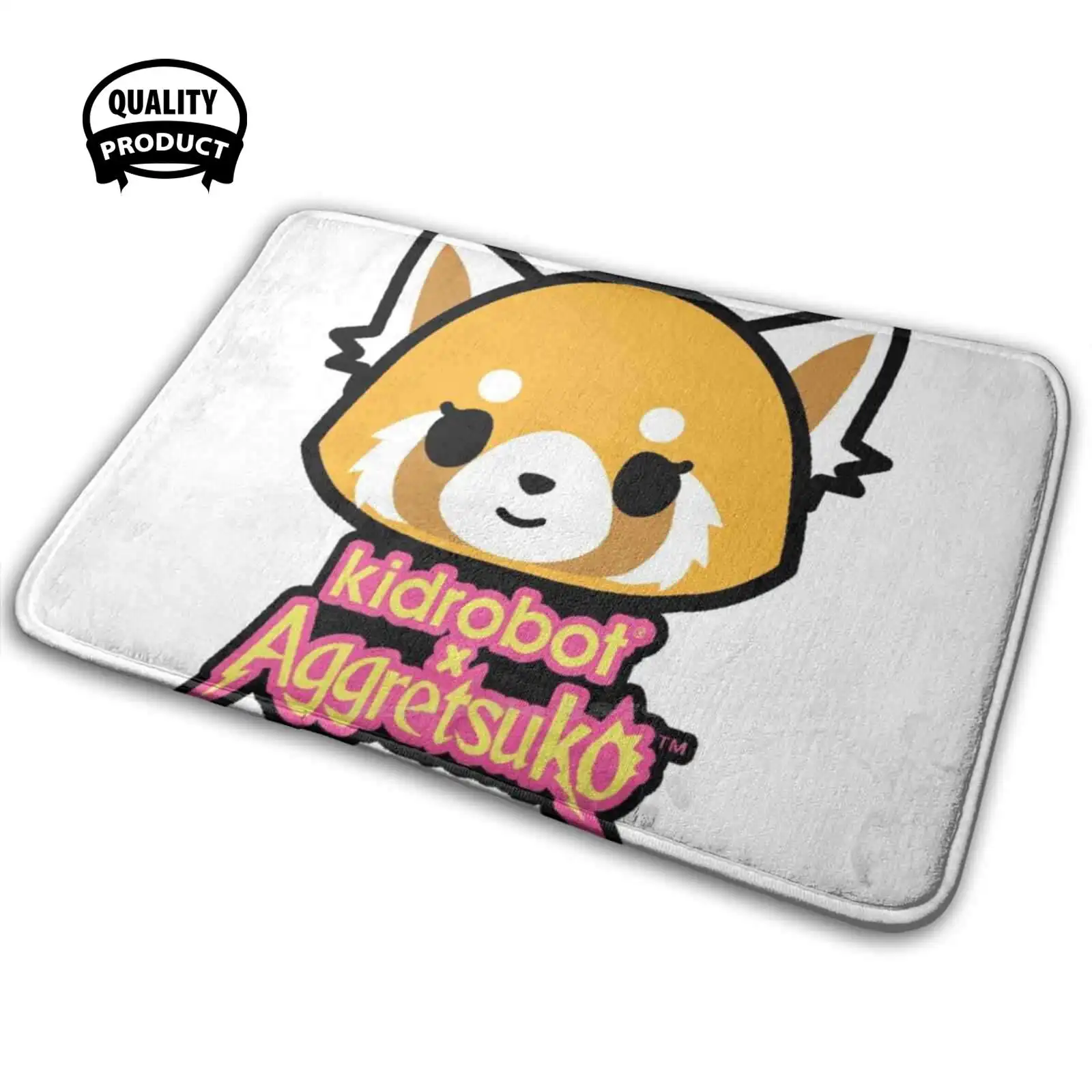Adesivi Aggregsuko Comodo Tappetino Per Porta Tappeto Cuscino Per Moquette Aggrottsuo Retsuko Anime Haida Rage Japan Agretsuko Metal Panda