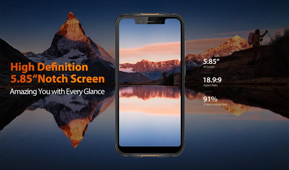 Ulefone Armor 5S водонепроницаемый IP68 NFC мобильный телефон Восьмиядерный Android 9 4 ГБ ОЗУ 64 Гб ПЗУ Беспроводная зарядка глобальная версия смартфона