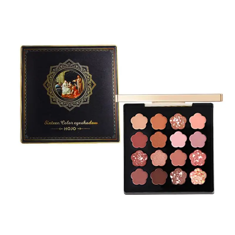16 Colors Eye Shadow Palette Matte Pearly Fairy Flower Eyeshadow Palette With Mirror High-end Gifts For Friends Mathers TSLM1 16 Colors Eye Shadow Palette Matte Pearly Fairy Flower Eyeshadow Palette With Mirror High-end Gifts For Friends Mathers TSLM1