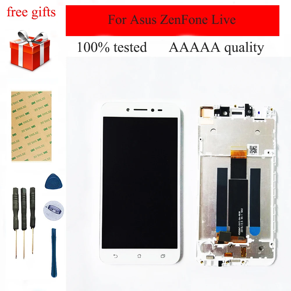 Для Asus ZenFone Live ZB501KL X00FD A007 сенсорный экран дигитайзер сенсорная стеклянная панель +