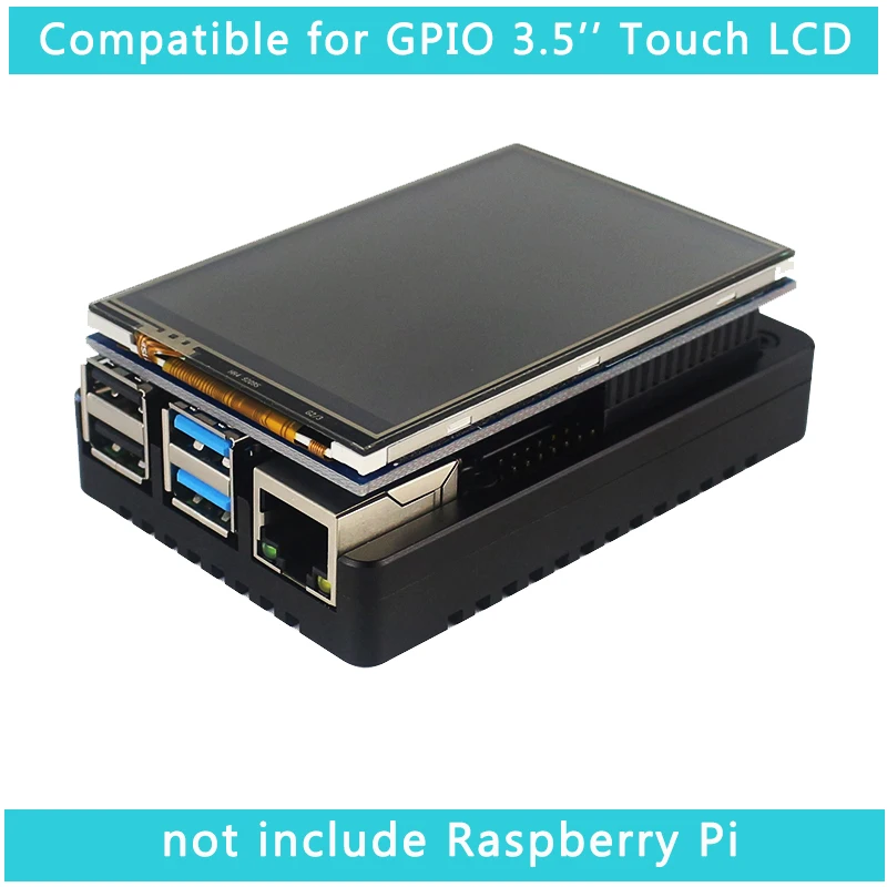 Алюминиевый Чехол для Raspberry Pi 4 CNC Пассивный охлаждающий металлический корпус
