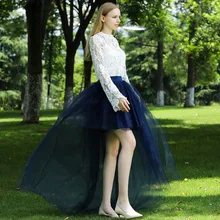 Элегантная фатиновая юбка-пачка с ласточкиным хвостом; пышные эластичные длинные юбки для дня рождения; Свадебные вечерние скатерти для подружки невесты