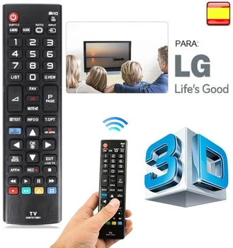 

Mando a distancia LG para LCD LED-4K SMART TV NO REQUIERE PROGRAMACIÓN
