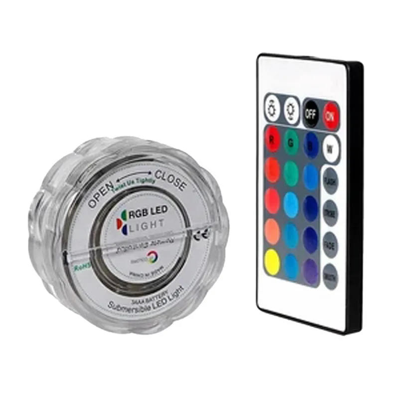 Waterproof Wireless Home Garden Hotel Swimming Pool Party Effect LED Light 16 different static colors Lamparas 40NOV714