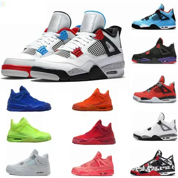 

2020 air 4s Men Basketball Shoes Sports Shoe Houston Oilers Cactus Sneakers size35-45