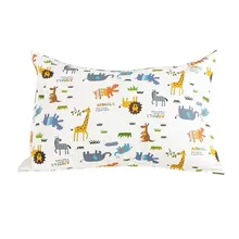 2 шт хлопок лен детская подушка чехол дети подушка чехол животное мультфильм детская наволочка машина диван кровать Талия бросок наволочка(China)