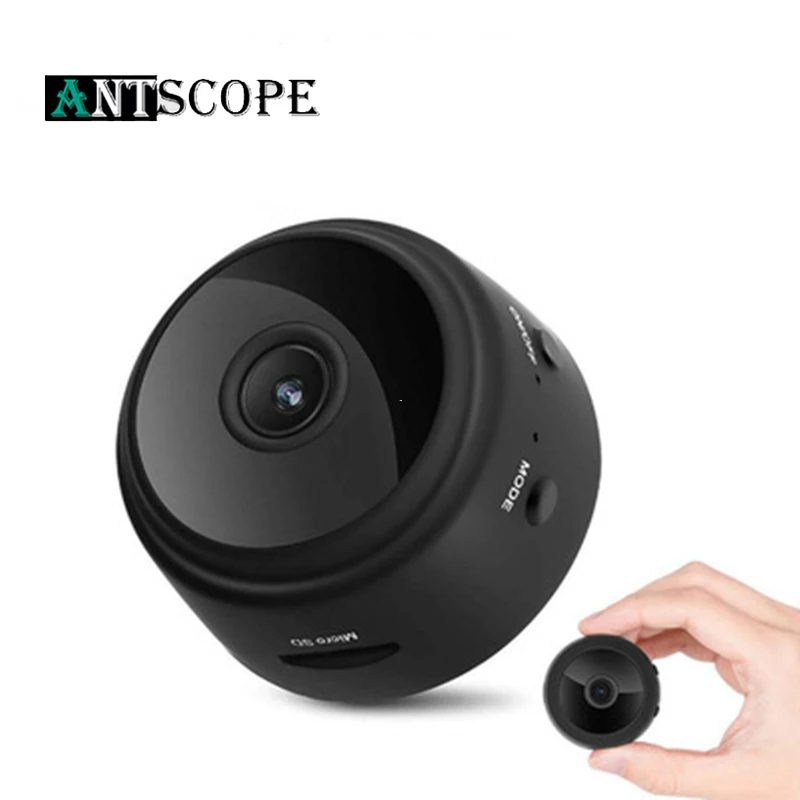 Новая wifi Беспроводная сетевая камера с дистанционным управлением HD 1080P Мини камера Спортивная DV камера наблюдения wifi Мини Ночное Видение 46 - Цвет: Black