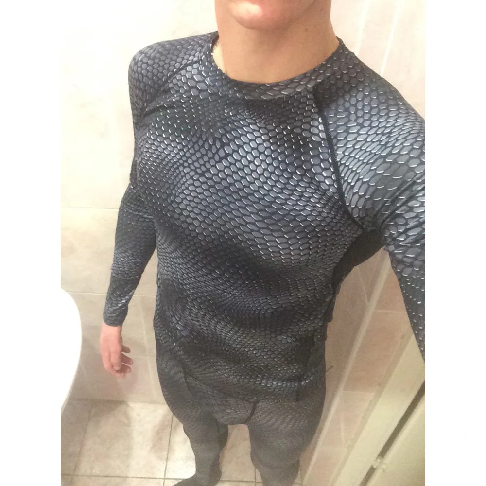 rashguard MMA compression clothing suit Tops& Tees base layer leggings men thermal underwear Bodybuilding crossfit T-Shirt