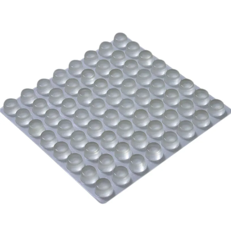 320PCS 12mm x 7mm Black Clear anti slip Silicone rubber feet pads plastic bumper damper shock absorber self-adhesive Silica gel