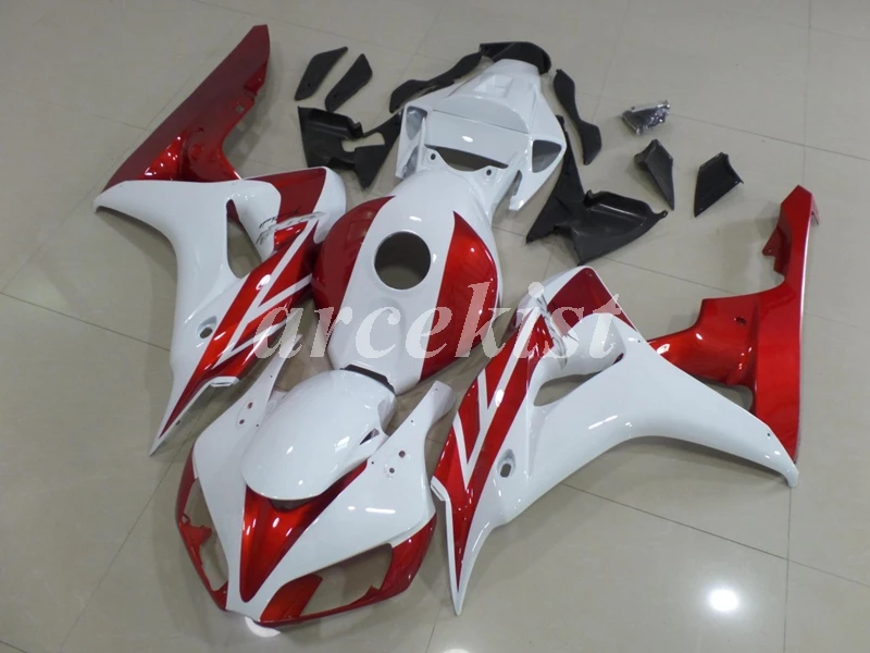 4 подарки литья под давлением ABS Обтекатели комплект подходит для CBR1000RR 2006 2007 06 07 1000 RR CBR1000 Кузов Набор холодный все красный