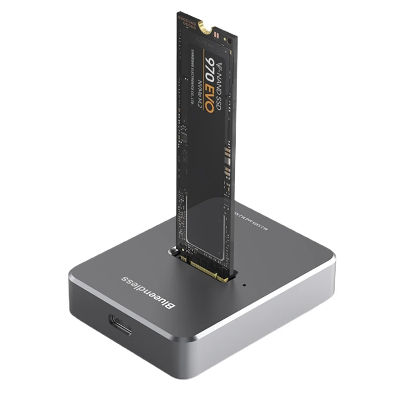 M.2 SSD Enclosure Base for M2 NVME/SATA Dual-protocol 10Gbps USB3.1 hdd enclosure external hard drive housing m2 ssd enclosure
