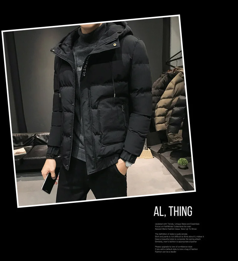 Модные Повседневные хлопковые пальто, пальто-бомбер,, мужские куртки, качественная приталенная Теплая мужская куртка-парка, пальто, Размеры M-4XL