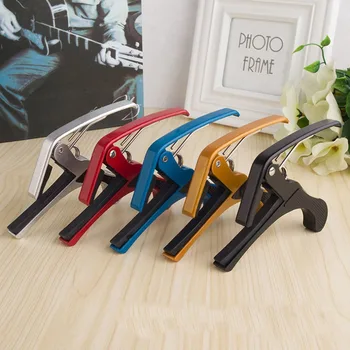 

Aluminum Alloy Guitar Tuner Clamp Professional Key Trigger Capo for Acoustic Electric Guitar Musical Instrument Dropshipping