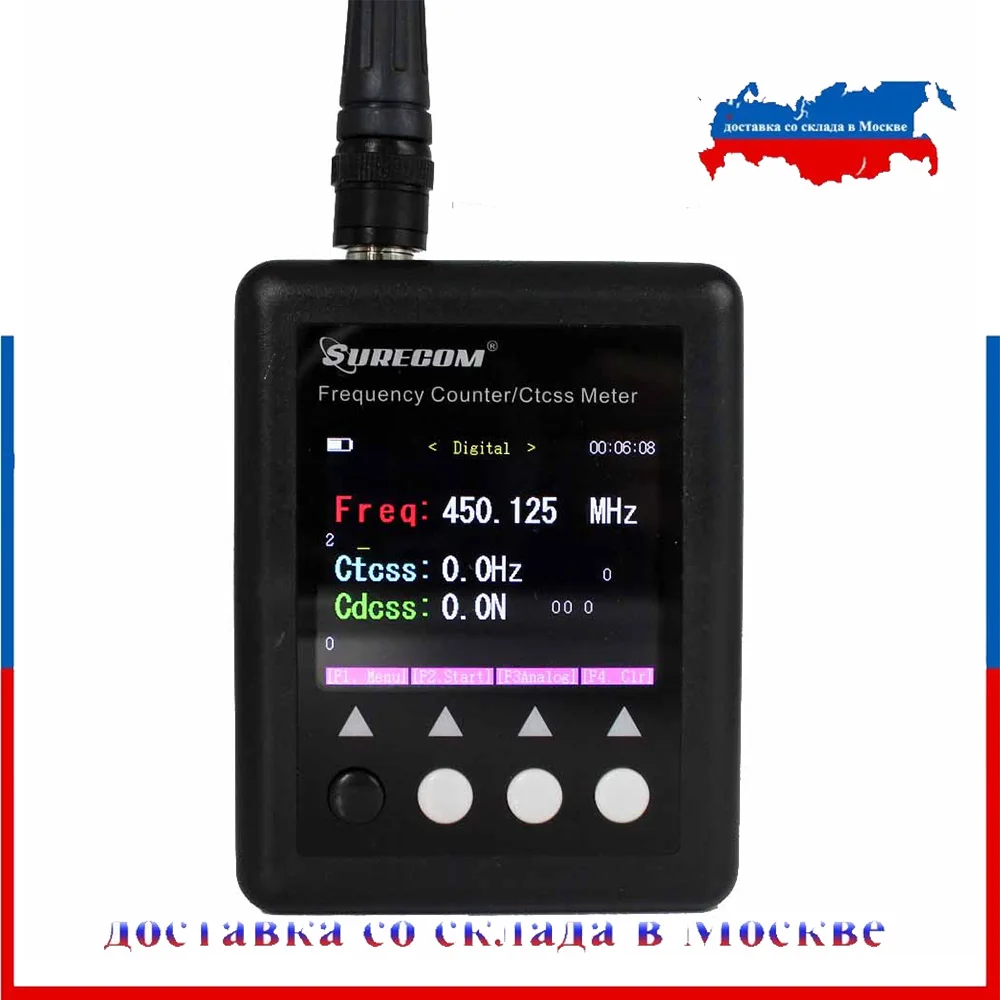 SURECOM sf-401plus Talkies Walkie  DMR Frequency Counter with CTCCSS/DCS Decoder 