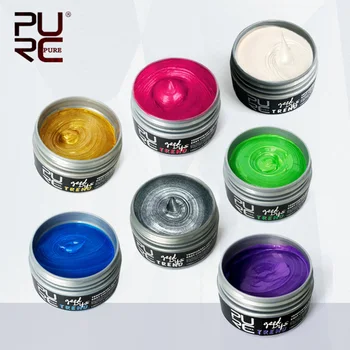 

7pcs PURC hot selling good dye trend 7 colors hair color 100ml instrant hair color fashion hair care hair styling products
