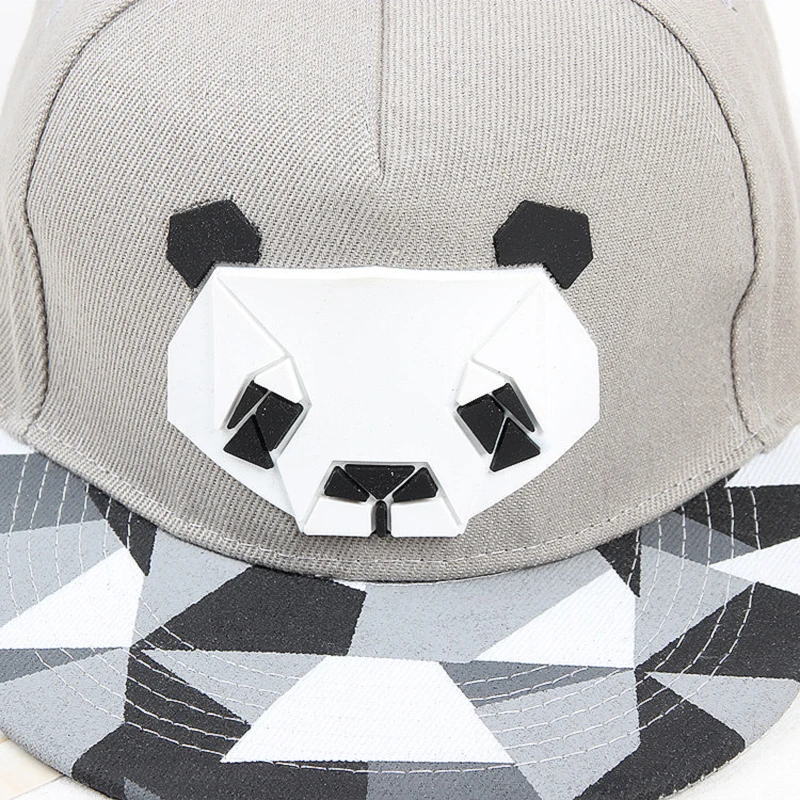 Модная весенне-летняя кепка для любителей бейсбола, хип-хоп шляпа для мужчин, милая панда, Зебра, резиновая бейсболка, шляпа с плоскими полполками