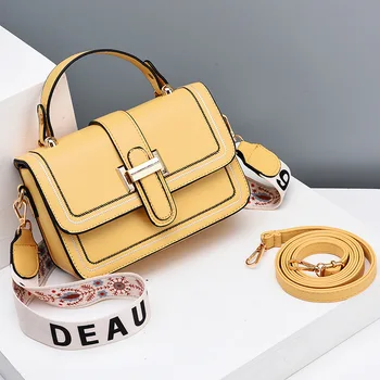

2020 Spring New Style Cross-body WOMEN'S Bag PU Cool Chic Shoulder Bag Elegant Cross Square Sling Bag Handbag
