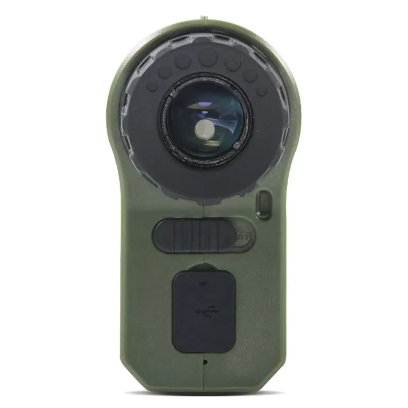 PEAKPULSE laser rangefinder military 600M green adjustable 6 times golf rangefinder portable rangefinder for golf hunting