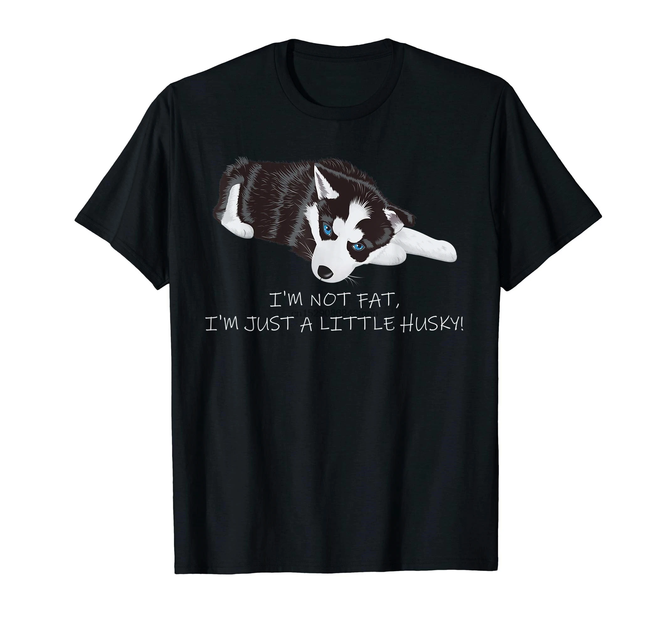I'm Not fat Just A Little Husky Футболка-забавный подарок-Мужская Футболка-черный |
