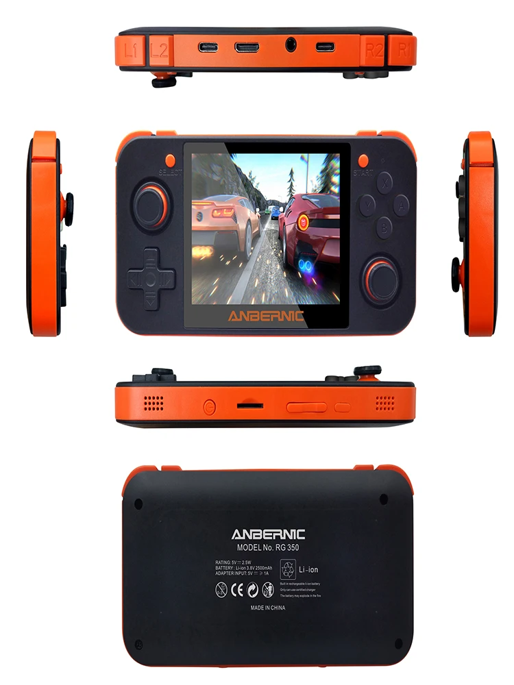 NEW ANBERNIC RG350 IPS Retro Games 350 Video games Upgrade game console ps1 game 64bit opendingux 3.5 inch 28000+ games rg350