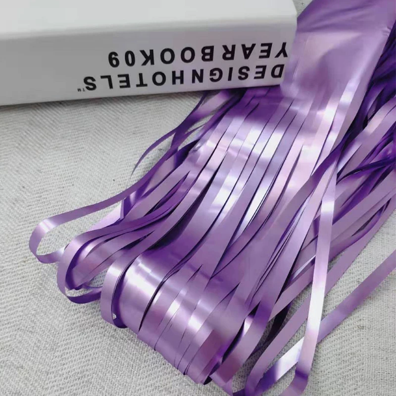 js-purple curtain 1 шт. 1 м x 2 м фольга бахрома занавес Золотой Серебряный красочный металлический Macaron Блестящий Полосатый занавес Свадебные украшения день рождения Декор - Color: js-purple curtain