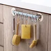 Wall Mounted Bathroom Organizer Hooks Towel Holder Kitchen Accessories Cupboard Storage Rack Shelf Bathroom Holder Key Hooks ► Photo 2/6