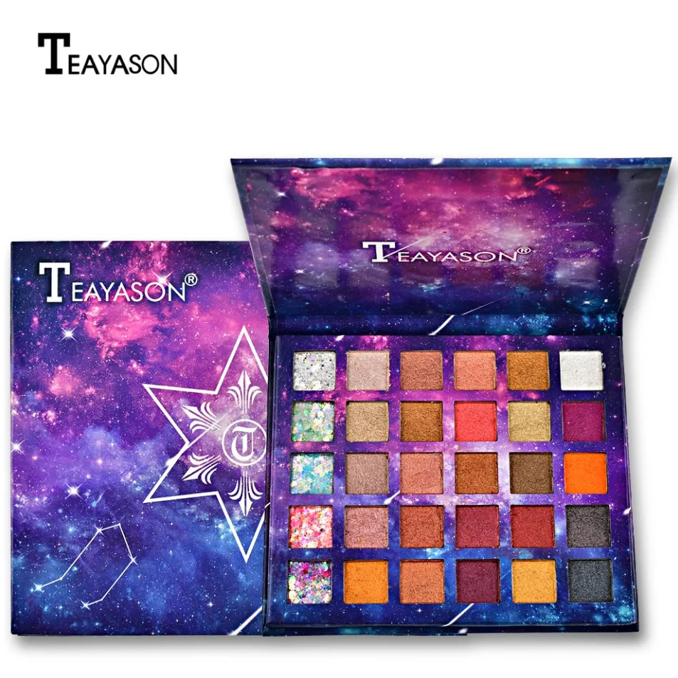 New Cosmetics 30 Colors Glitter Gel Pearl Powder Shimmer Eyeshadow Long Lasting Makeup Palette