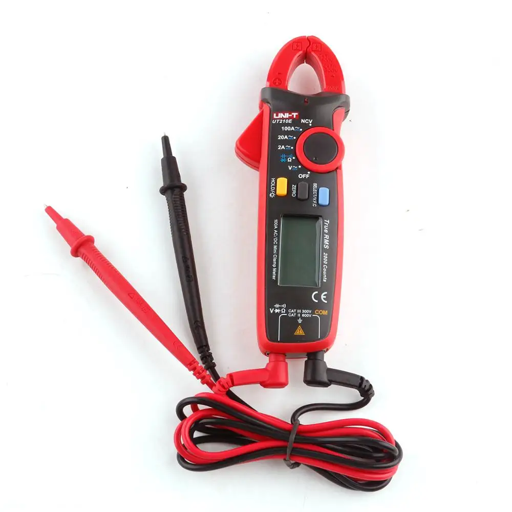 UNI-T UT210E True RMS Mini Digitale Klem Meter AC/DC Stroom Spanning Авто Диапазон VFC Capaciteit Бесконтактный мультиметр диод