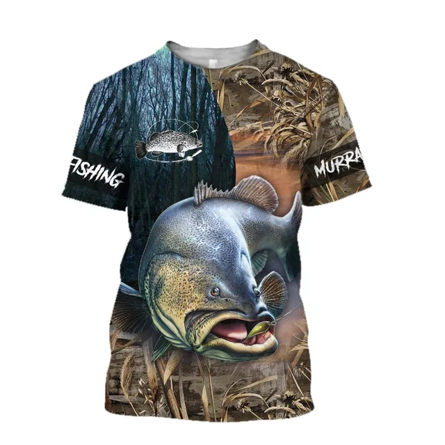 Love Brook Trout Fishing 3D All Over Printed Men t shirt Summer Harajuku  Casual short Sleeve Tee shirts Unisex tops TX-28