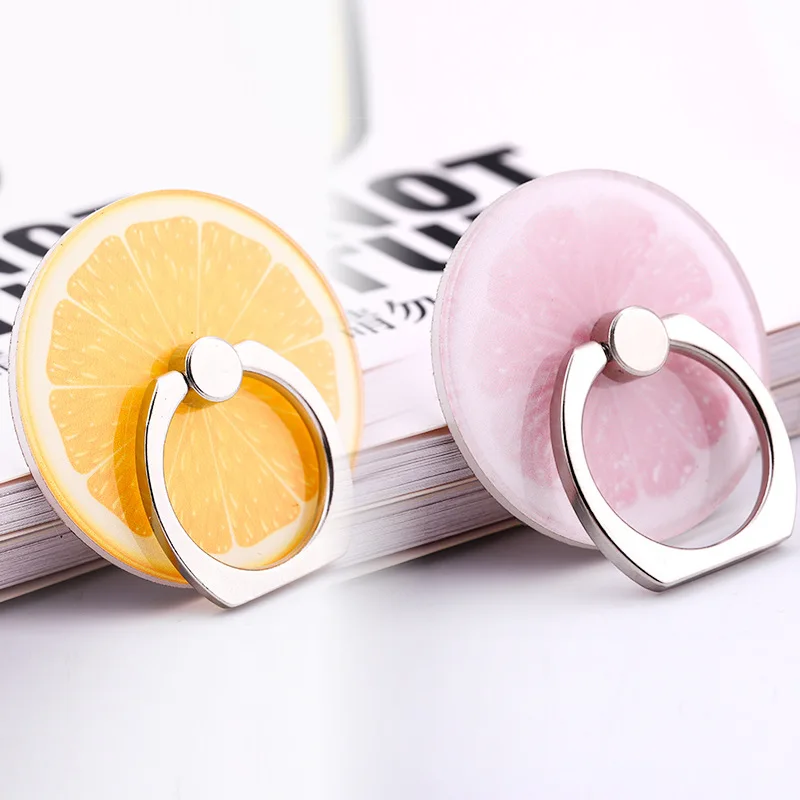 

A Generation of Fat Creative Fruit Support Acrylic Indie Cool Fastened Ring Cartoon Mobile Phone Support Sticky