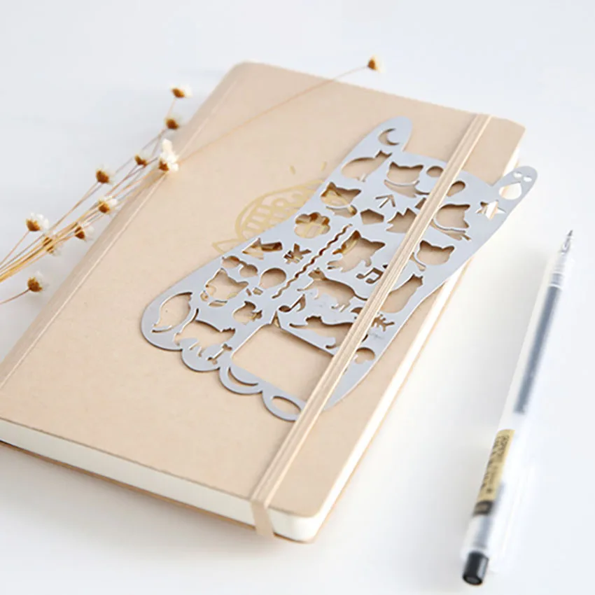 Metal Diary Planner Accessories Stationery  Metal Diy Tool Traveler's  Notebook - Rulers - Aliexpress