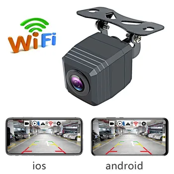 

Wireless Car Rear View Camera WIFI 150 Degree WiFi Reversing Camera Dash Cam HD Night Vision Mini for iPhone Android