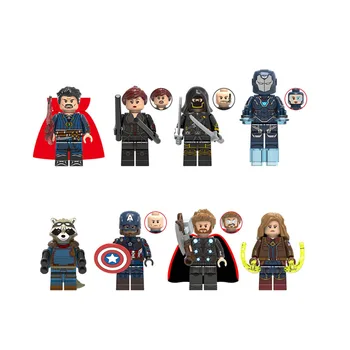 

DISNEY MARVEL Building Blocks Avengers Captain America Thor Widow Doctor Strange Minifigures Action Figures Kids Toys for Boys