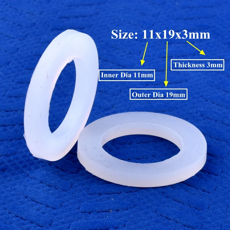 ID 11-50mm OD 19-70mm Food Grade Silicone Gasket Seal Ring Water Dispenser Water Pipe Joint Sealing High Temperature Resistance waterproof rings