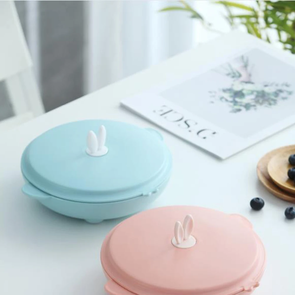 Нержавеющая Сталь Bento Box Круглый портативный контейнер для ланча герметичный контейнер для еды детский изолированный Ланч-бокс