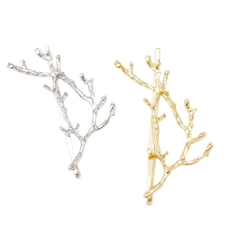 Женская заколка для волос Новая мода Сладкий рога ветка заколка для волос для девочек женские заколки для волос женские аксессуары для волос красота