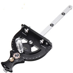Precision Table Saw Miter Gauge with A Standard Slot Steel Bar Woodworking T Track Miter Angle Ruler Aluminium Alloy Push Handle